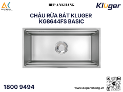 Chậu rửa bát Kluger KG8644FS Basic - Inox 304 Posco - Linen dập nổi chống xước